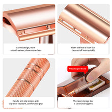 Load image into Gallery viewer, Classic Razor Double Edge Safety Razor for Mens Shaving Women Hair Removal 5 Shaving Blades Manual Shaver Razor