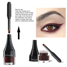 Load image into Gallery viewer, White Eyeliner Cream Multi-colors Eyeliner Cream with Makeup Brush Lower Eyelid Waterproof Anti-sweat Cosmetics Women Makeup Gift