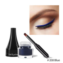 Load image into Gallery viewer, White Eyeliner Cream Multi-colors Eyeliner Cream with Makeup Brush Lower Eyelid Waterproof Anti-sweat Cosmetics Women Makeup Gift