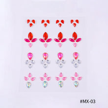 Load image into Gallery viewer, DIY Disposable Rhinestones Tattoo Stickers Face Jewelry Color Crystal Eyes Face Body Waterproof Makeup Decorations Face Sticker