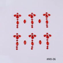 Load image into Gallery viewer, DIY Disposable Rhinestones Tattoo Stickers Face Jewelry Color Crystal Eyes Face Body Waterproof Makeup Decorations Face Sticker