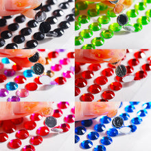 Load image into Gallery viewer, Rhinestone Face Tattoo Stickers DIY Face Decorations Halloween Music Festival Party Mobile Crystal Sticker Children Girls Face Tattoo Stickers