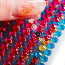 Load image into Gallery viewer, Rhinestone Face Tattoo Stickers DIY Face Decorations Halloween Music Festival Party Mobile Crystal Sticker Children Girls Face Tattoo Stickers