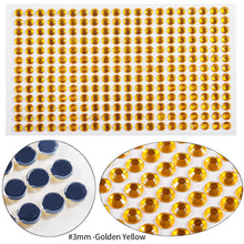 Load image into Gallery viewer, Rhinestone Face Tattoo Stickers DIY Face Decorations Halloween Music Festival Party Mobile Crystal Sticker Children Girls Face Tattoo Stickers