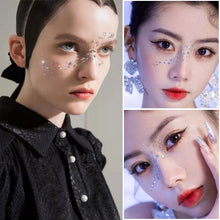 Load image into Gallery viewer, DIY Face Decorations Rhinestone Stickers for Halloween Music Festival Party Mobile Crystal Sticker Children Girls Face Tattoo Stickers