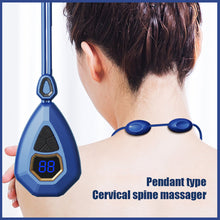 Load image into Gallery viewer, Cervical Vertebra Massage Instrument Mini Pulse Portable Pendant Neck Protector Smart Heating Neck Massager