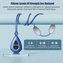 Load image into Gallery viewer, Cervical Vertebra Massage Instrument Mini Pulse Portable Pendant Neck Protector Smart Heating Neck Massager
