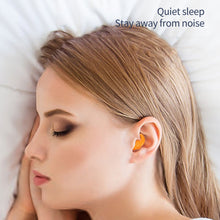 Load image into Gallery viewer, Silicone Noise Reduction Earplugs Three Layer Sound Insulation Noise Reduction Earplugs Reusable Washable Sleeping Ear Plugs