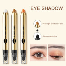 Load image into Gallery viewer, Pearl Light Fine Flash Eyeshadow Pen Double Head Multicolored Eye Shadow Stick Eye Brightening Eye Makeup Cosmetics