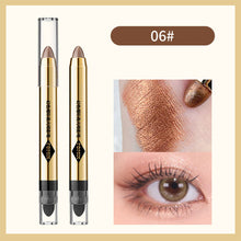 Load image into Gallery viewer, Pearl Light Fine Flash Eyeshadow Pen Double Head Multicolored Eye Shadow Stick Eye Brightening Eye Makeup Cosmetics
