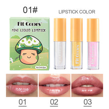 Load image into Gallery viewer, 3pcs/set Matte Lip Glaze Waterproof Nude Matte Lipstick Non-fading Long Lasting Lip Balm Lip Makeup Cosmetics