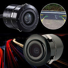 Load image into Gallery viewer, 140 Degree 4 LED Video Car Rear View Camera HD Night Vision Reversing Auto Parking Monitor CCD Without RCA Cable & Power Cable