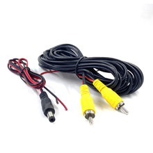 Load image into Gallery viewer, 6M RCA Video Cable AV Extension Wire Harness With ADC Power Cable Adapter For Car Rear View Camera Backup Camera