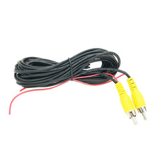 Load image into Gallery viewer, 6M RCA Video Cable AV Extension Wire Harness With ADC Power Cable Adapter For Car Rear View Camera Backup Camera