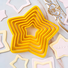 Load image into Gallery viewer, 6pcs Multiuse Star Heart Polymer Clay Cutter Pottery Cutting Mold Ceramic Mould Cookie Molds Accessories
