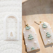 Load image into Gallery viewer, Polymer Clay Earring Cutter Cutting Mold DIY French Earrings Jewelry Pendant Embossing Making Tool