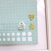 Load image into Gallery viewer, Minimalistic Style Polymer Clay Cutter Cutting Mold DIY Earrings Botanical Geometrical Shape Polymer Clay Molds for Jewelry Earrings Making