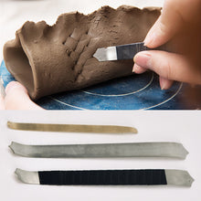 Load image into Gallery viewer, Fish Scale Texture Blade Creative Modeling Blade Professional Pottery Carving Roof Dragon Scale Texture Making Tool