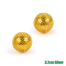 Load image into Gallery viewer, 1Pair Hand Magnetic Therapy Spiky Hand Massage Ball Pressure Relief Trigger Point Pocket Massager Health Care Tool
