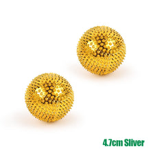 Load image into Gallery viewer, 1Pair Hand Magnetic Therapy Spiky Hand Massage Ball Pressure Relief Trigger Point Pocket Massager Health Care Tool