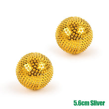 Load image into Gallery viewer, 1Pair Hand Magnetic Therapy Spiky Hand Massage Ball Pressure Relief Trigger Point Pocket Massager Health Care Tool