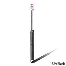 Load image into Gallery viewer, Outdoor Metal Windproof Power Display Hook Ignition Gun Home 360° Use Kitchen Candle Gas Stove Plasma Pulse Electric Arc Lighter