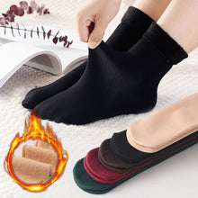Load image into Gallery viewer, Winter Warm Thicken Thermal Socks Snow Boots Floor Sock Velvet Women Soft Casual Solid Color Sock Wool Cashmere