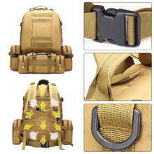 Load image into Gallery viewer, 50L Tactical Backpack Army Backpack Men's Military Molle Army Bag Outdoor Hiking Trekking Backpack
