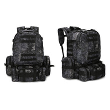 Load image into Gallery viewer, 50L Tactical Backpack Army Backpack Men's Military Molle Army Bag Outdoor Hiking Trekking Backpack