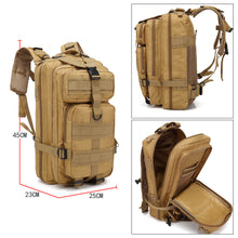 Load image into Gallery viewer, 30L Tactical Backpack Army Backpack Men's Military Molle Army Bag Outdoor Hiking Trekking Backpack