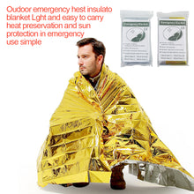 Load image into Gallery viewer, Outdoor Survive First Aid Military Rescue Emergency Blanket Kit Windproof Waterproof Foil Thermal Blanket For Camping Hiking