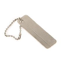 Load image into Gallery viewer, Portable Outdoor Camp Hike Tungsten Ceramic Carbide Knife Whetstone Sharpener Sharpen Fish Hook Pocket Diamond Tool