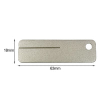 Load image into Gallery viewer, Portable Outdoor Camp Hike Tungsten Ceramic Carbide Knife Whetstone Sharpener Sharpen Fish Hook Pocket Diamond Tool