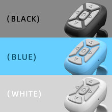 Load image into Gallery viewer, Wireless Bluetooth Ring Remote Control Portable Fingertip Selfie Video Controller Automatic Page Turner Browsing For Phone