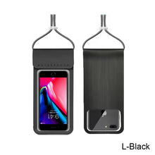 Load image into Gallery viewer, Swimming Phone Case Transparent Underwater Waterproof Phone Pouch Universal Diving Hanging On Neck Swimming Touch Screen Phone Sealed Bag