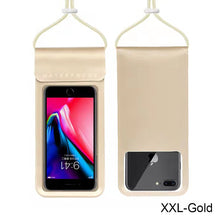 Load image into Gallery viewer, Swimming Phone Case Transparent Underwater Waterproof Phone Pouch Universal Diving Hanging On Neck Swimming Touch Screen Phone Sealed Bag