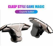 Load image into Gallery viewer, G12 Mobile Phone Gaming Trigger Game PUBG Shooter Joysticks Gamepad Shooting ABS Aim Key Button L1 R1 Controller for IOS Android