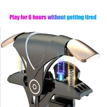 Load image into Gallery viewer, G12 Mobile Phone Gaming Trigger Game PUBG Shooter Joysticks Gamepad Shooting ABS Aim Key Button L1 R1 Controller for IOS Android