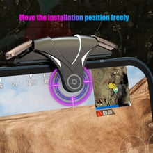 Load image into Gallery viewer, G12 Mobile Phone Gaming Trigger Game PUBG Shooter Joysticks Gamepad Shooting ABS Aim Key Button L1 R1 Controller for IOS Android