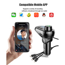 Load image into Gallery viewer, New Q15 Car Handsfree Wireless Bluetooth Kit FM Transmitter Car LCD Display MP3 Player USB Charger FM Modulator Car Accessories