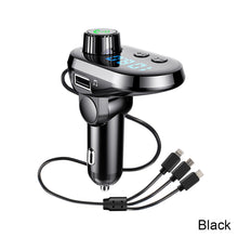 Load image into Gallery viewer, New Q15 Car Handsfree Wireless Bluetooth Kit FM Transmitter Car LCD Display MP3 Player USB Charger FM Modulator Car Accessories