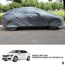 Load image into Gallery viewer, Universal Transparent Car Cover Waterproof Dustproof Disposable Covers Plastic Car Covers Size S-XL