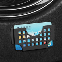 Load image into Gallery viewer, Car Mounted Card Holder Voucher Storage Box IC Card Holder Refueling Card Slot Card Hoider Organization