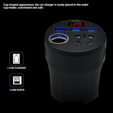 Load image into Gallery viewer, 150W Car Power Inverter 24V/12V to 220V Led Display 3 USB Ports + Cigarette Lighter QC3.0 QC2.4 Inversor