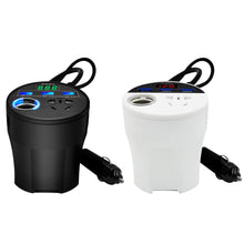 Load image into Gallery viewer, 150W Car Power Inverter 24V/12V to 220V Led Display 3 USB Ports + Cigarette Lighter QC3.0 QC2.4 Inversor