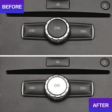 Load image into Gallery viewer, Car Console CD Panel Multimedia Switch Buttons Sequins Volume Button Cover For Mercedes Benz C E Class W204 W212 GLK X204 C200 W212 E260 GLK300