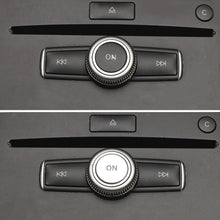 Load image into Gallery viewer, Car Console CD Panel Multimedia Switch Buttons Sequins Volume Button Cover For Mercedes Benz C E Class W204 W212 GLK X204 C200 W212 E260 GLK300