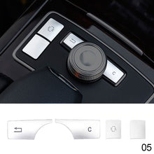 Load image into Gallery viewer, Car Console CD Panel Multimedia Switch Buttons Sequins Volume Button Cover For Mercedes Benz C E Class W204 W212 GLK X204 C200 W212 E260 GLK300