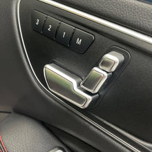 Load image into Gallery viewer, 6Pcs Car Seat Adjust Button Cover Stickers for Mercedes Benz C E Class W204 W212 GLE GLK GLA CLS ML GL Class