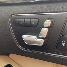 Load image into Gallery viewer, 6Pcs Car Seat Adjust Button Cover Stickers for Mercedes Benz C E Class W204 W212 GLE GLK GLA CLS ML GL Class